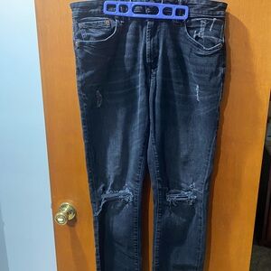 American Eagle Outfitters Men's Straight Jeans - Dark Blue